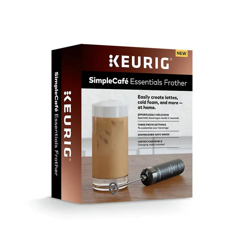 Keurig SimpleCafé Frother -Milk Frother - Make Lattes at Home - Make Cappucinos at Home - At Home Coffee Drinks